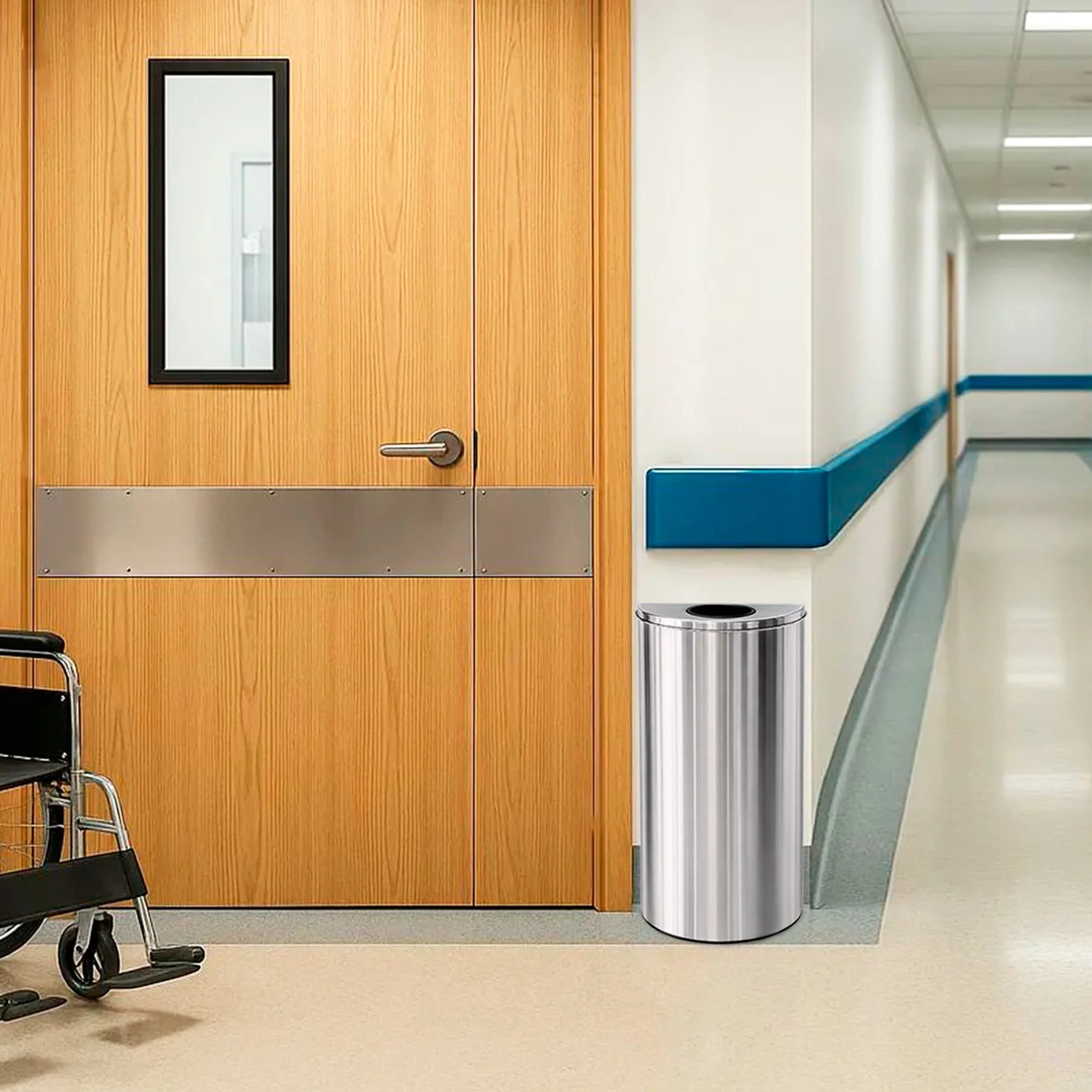 Tachos de media luna con orificio circular superior <br>/ 60x30 cm - Imagen 2