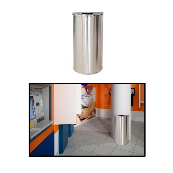 Tachos de Media Luna con Orificio Circular Superior <br>/ 80x45 cm - Imagen 2