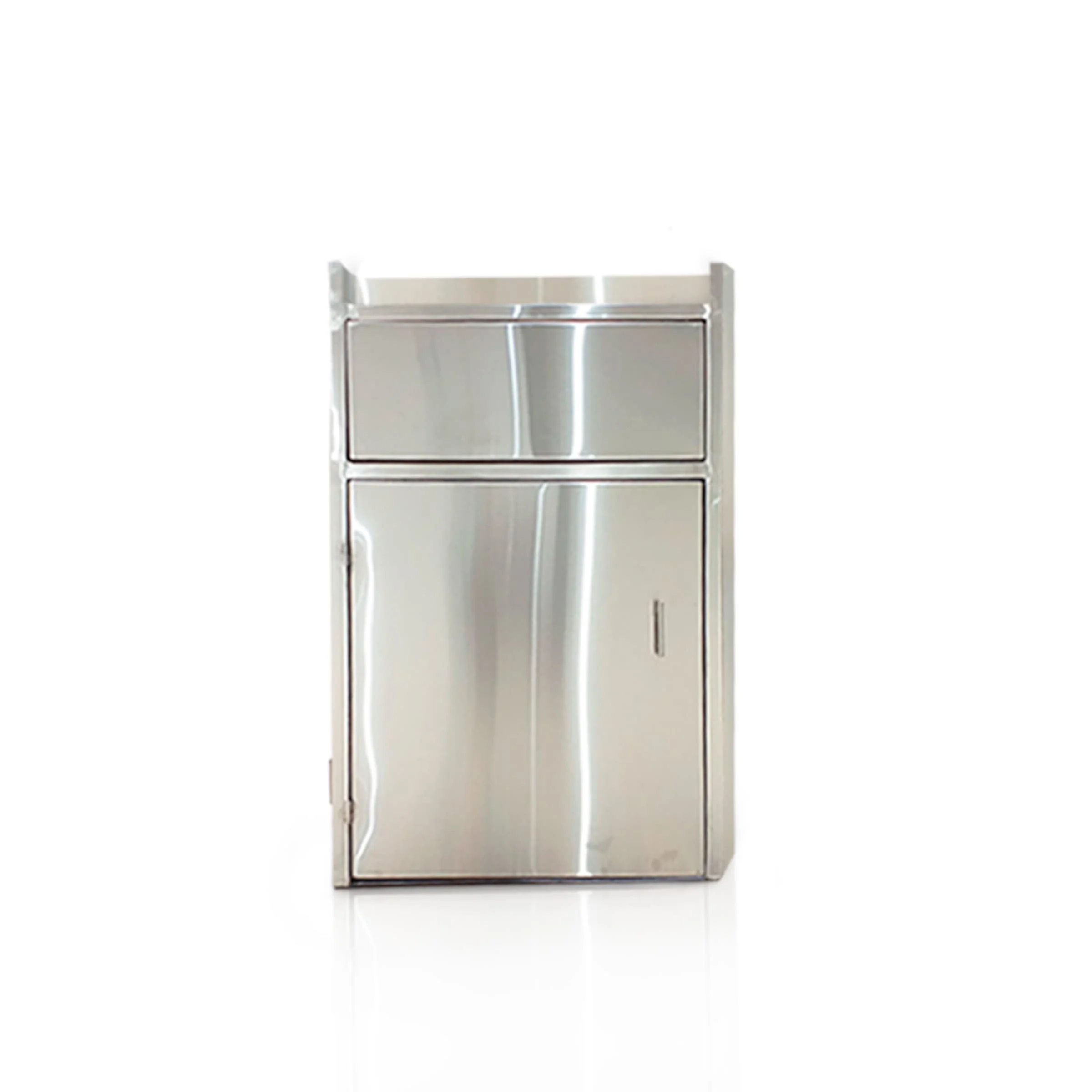 Tacho de comedor con parrilla superior y portabandeja de acero inoxidable Hamilton Steel SRL