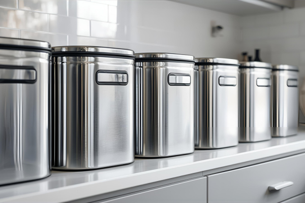 tachos de acero inoxidable