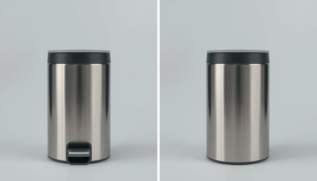 Tacho de basura pedal