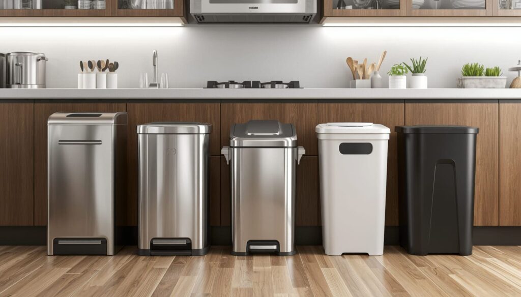 tachos de basura para cocina