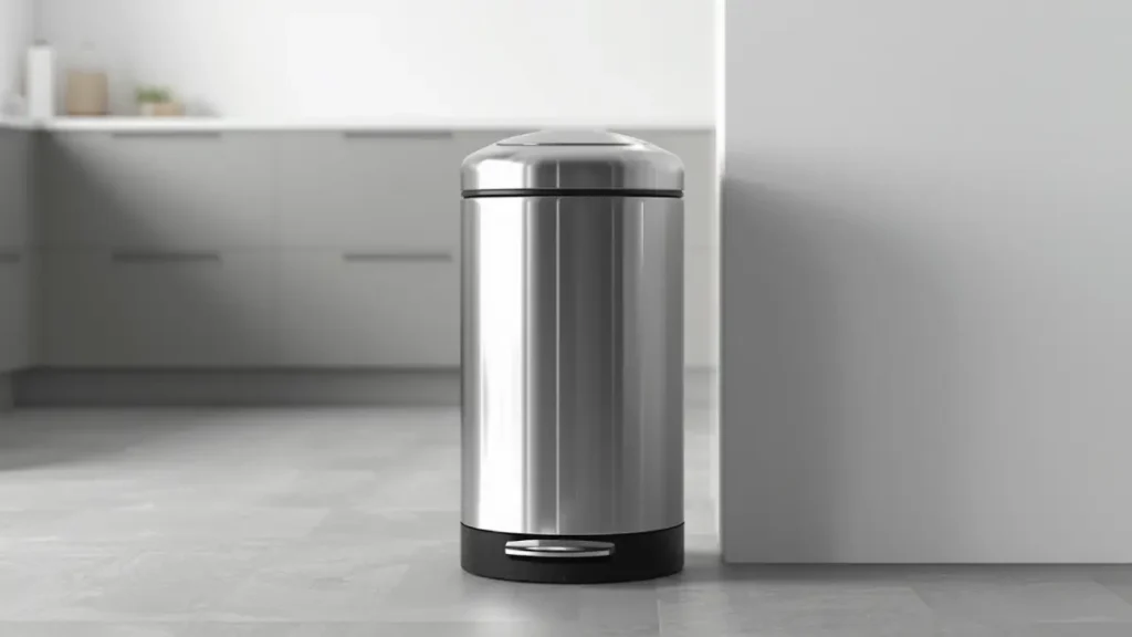tacho de basura acero