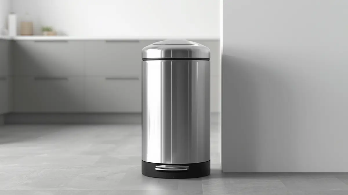 tacho de basura acero