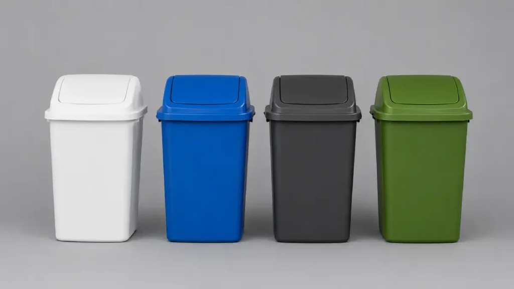 color de los tachos de basura