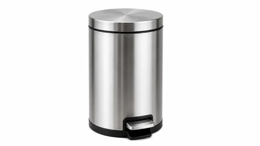 tacho de basura acero