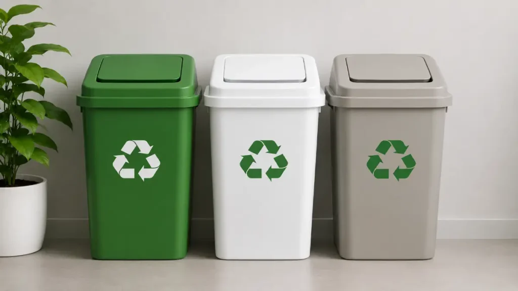 tachos de basura ecologicos