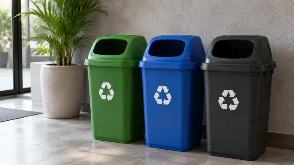 color de los tachos de basura
